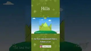 Hills | Mountains | Hilly Area | Features of Hills | Environment, Land | Geography | Science #shorts