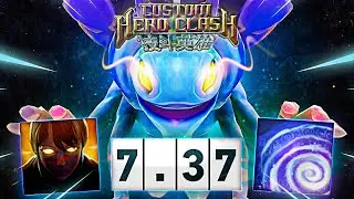 1000000 HIT PER SECOND or THE BEST PUCK IN PATCH 7.37! ▶ | Unleash + Dream Coil | Custom Hero Clash