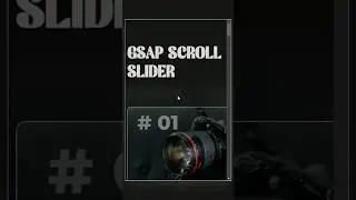 GSAP Scroll Slider #gsapanimation #scrolltrigger