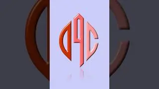 How to create a lette D Q C Logo design ideas in Coreldraw