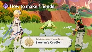 Saurian's Cradle Hidden Achievement How To Make Friends Commission Quest Genshin Impact 5.0