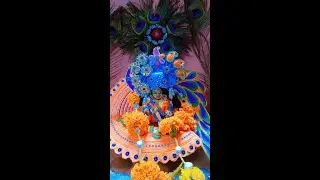 Krishan Janmashtami Mandir decoration...Jai Shri Krishna