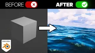 Create Realistic Ocean In 30 Seconds | Blender Tutorial