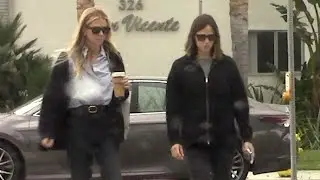 Jennifer Garner Takes A Stroll With Her BFF As Ben Moves Into $75M Mansion With JLo
