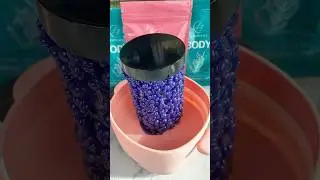 Melt a “jar” of wax 🥰🥰 #yeelen #yeelenwax #hairremoval #waxbeads #hardwax #asmr #satisfying