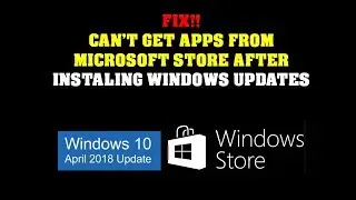 Fix!!! Cant get apps from Microsoft store