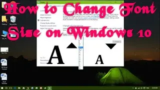 How to Change Font Size on Windows 10