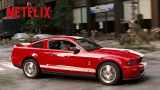 名シーン - 無人のNYで鹿を追う赤いマスタング🦌🚗 | アイ・アム・レジェンド | Netflix Japan