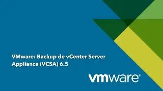 VMware: Backup de vCenter Server Appliance VCSA 6 5