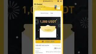 БИНАНС ПЕЙ РОЗЫГРЫШ УЖЕ ЗАВТРА! BINANCE PAY GAME FOR 1 DOLLAR