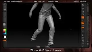 ZBrush GoZ Posing Pipeline