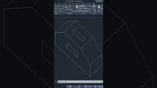 AutoCAD Isometric Drawing Exercise 18s