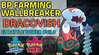 Dracovish Battle Tower BP FARMING BUILD in Pokemon Sword and Shield