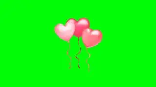 Green Screen Fancy Balloons 2