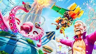 The Worlds Most Chaotic Theme Park Sim - Park Beyond Gameplay