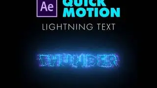 HOW TO CREATE A LIGHTNING VFX FOR YOUR TEXT IN ADOBE AFTER EFFECTSCLOUD TUTORIAL