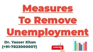 Measures To Remove Unemployment