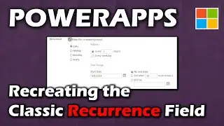 Recreating Recurring Events in Power Apps for SharePoint
