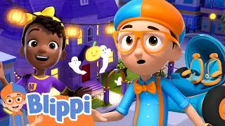 Blippi and Meekah go on a Road Trip to a Haunted House! | Blippi and Meekah Podcast