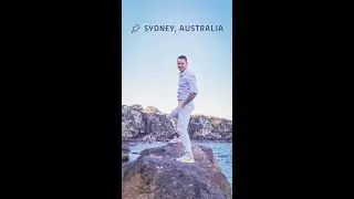 Bogdan with INTUY Knee searching for the best view in Sydney, Australia