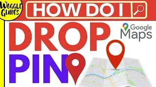 How do I drop a pin in Google Maps?