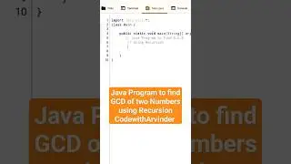 java program to find GCD of two numbers using recursion