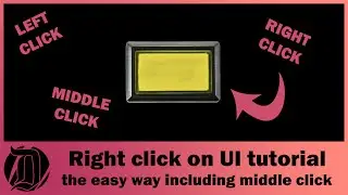 Right Click on Unity UI Tutorial the easy way (includes middle click!)