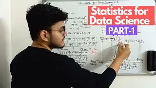 [1.5] Statistics for Data Science (Gaussian Distribution, Standard Deviation, Variance) | PART-1
