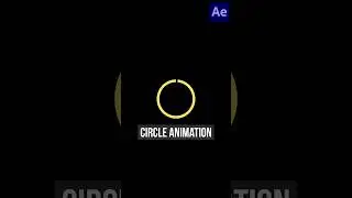 Quick Circle Animation in After Effects | 1-Minute Tutorial