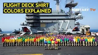 U.S. Navy Aircraft Carrier Flight Deck Shirt Colors Explained