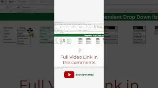 Dynamic Dependent Data Validation list in Excel MADE SIMPLE |  All versions + Excel 365 Solution