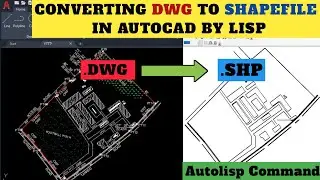 DWG to Esri SHAPEFILE in AutoCad by lisp || 