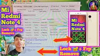 Mi Redmi Note 4 Lock Frp Bypass Unlock Remove By Umt 🔐 DCTI ❤️ How To Unlock Redmi Note 4 by Umt