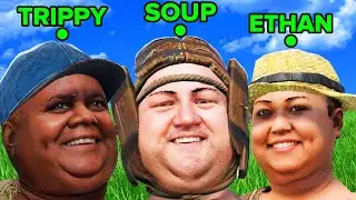 I played Rust with 3 FAT Americans (ft. Soup, Trippy, Ethan)