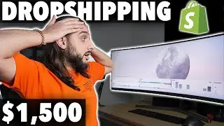 I Tried Shopify Dropshipping With $1500 (REALISTIC Results)