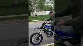 Dad Crashes My New Dirt Bike!! (2021 YZ-250F)