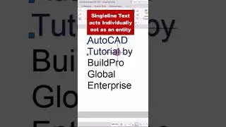 Multiline And Single Line Texts #shorts #autocad #autocadtutorial #autocad2023