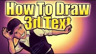 Teach Me To Draw: Drawing 3D Text