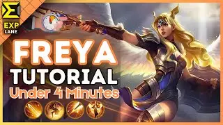 4-Minute Freya Tutorial in EXP Lane || (MLBB S35) 2025