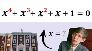 Harvard admission question from 2000s
