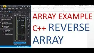 Reverse Array - C++ Programming
