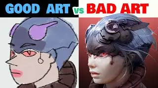 ⚔️ GOOD ART VS BAD ART (3 differences)
