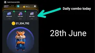 29th june daily combo of hamster kombat