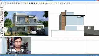 Google SketchUp Tips and Tricks for 2D Image to 3D Model making Tutorial Part-1