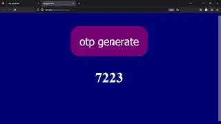 OTP Generator in Javascript