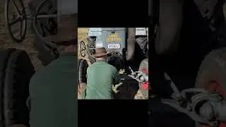 Трактор с нефтяным двигателем Lanz Bulldog 
