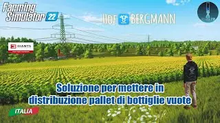 FS 22 Hof Bergmann Soluzione per mettere in distribuzione pallet di bottiglie vuote