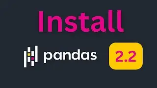 How to Install Pandas with python pip on Windows 10/11