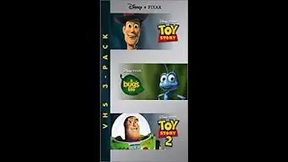 Opening to Pixar VHS 3-Pack VHS (2001)