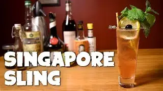 Singapore Sling - How 2 Make the Classic Tiki Drink & the History Behind It (Smuggler's Cove recipe)